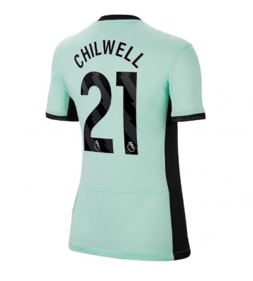 Chelsea Ben Chilwell #21 Tredje trøje Dame 2023-24 Kort ærmer